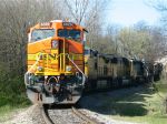 BNSF Idling with 2 UP's and 3 CSX's near Boyles Yard